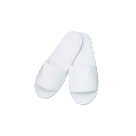 Slippers White, Open Toe Slippers - SPA, PK 100 HA-AC-019